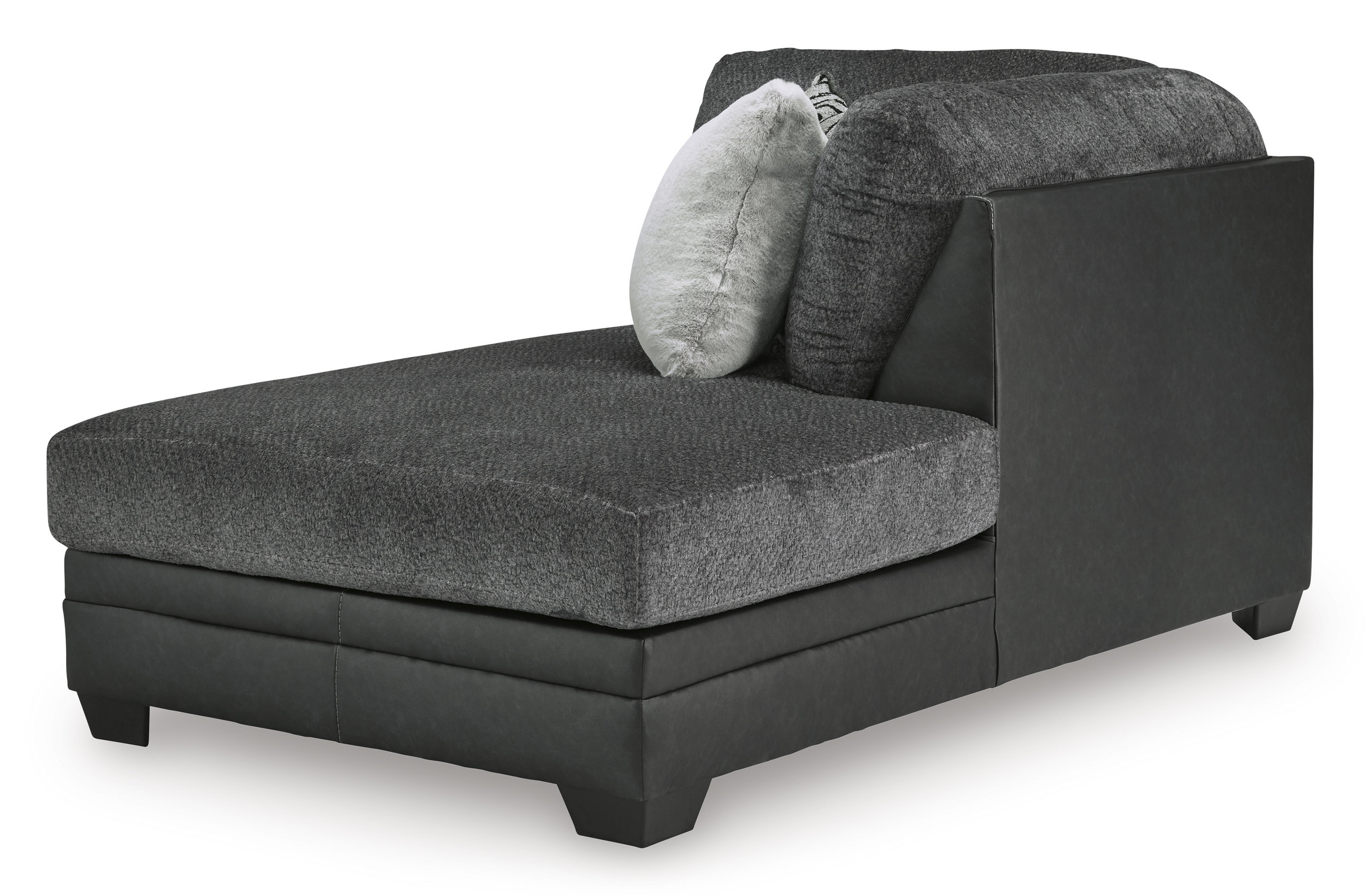 Brixley Pier Fabric/Faux Leather Left 2-Piece Sectional w/Chaise