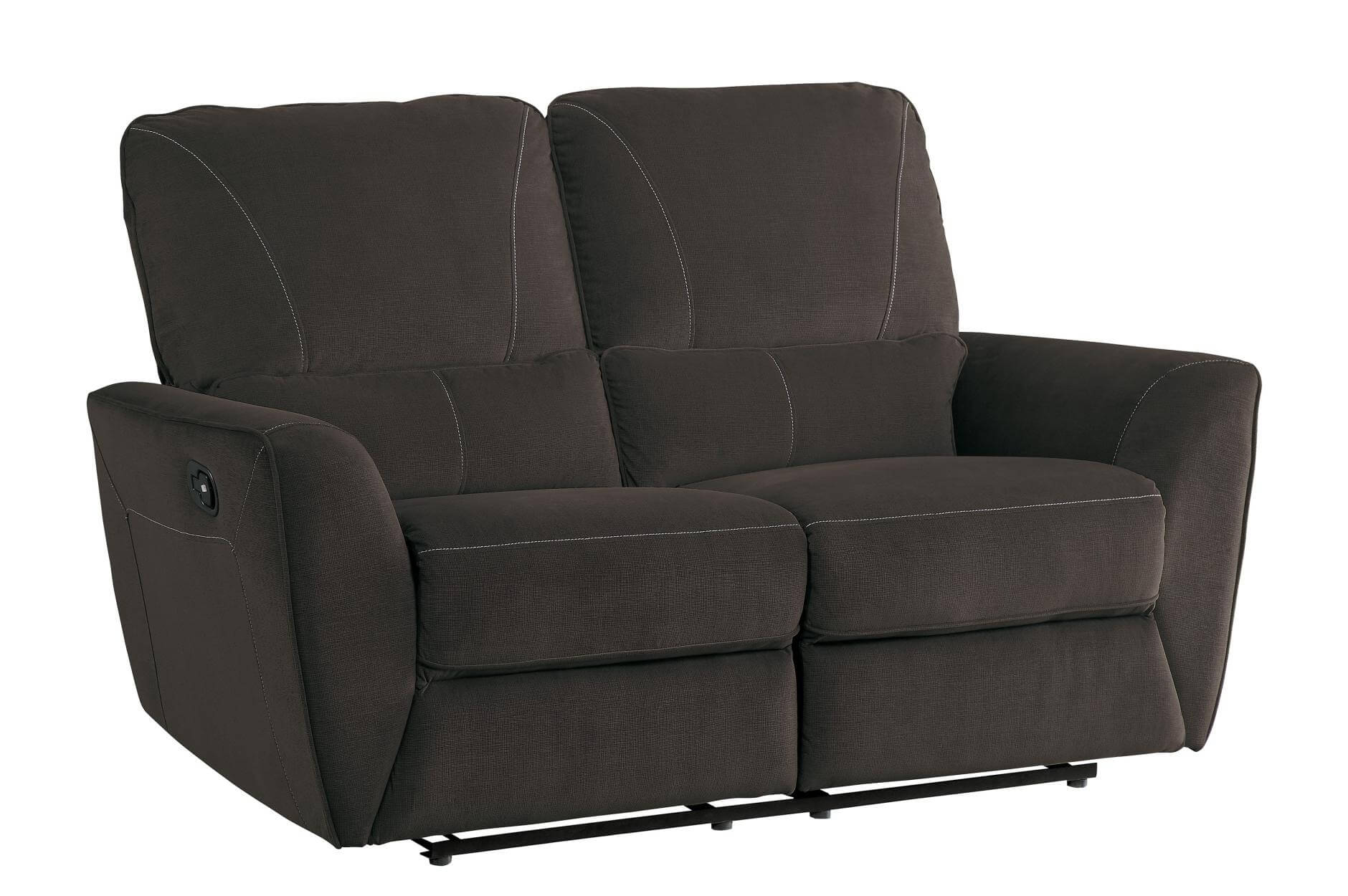 Dowling Fabric Double Reclining Loveseat by Homelegance