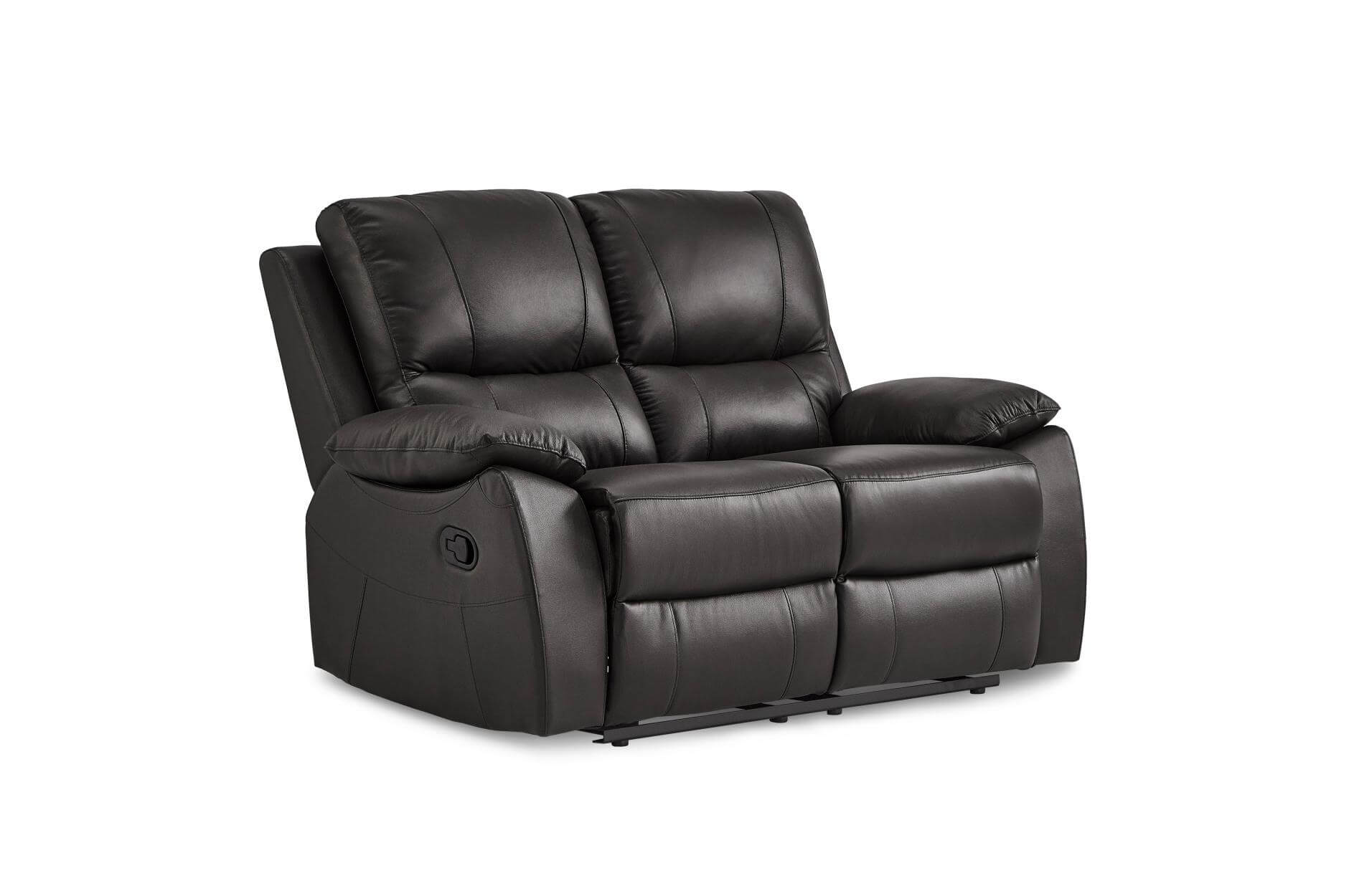 Greeley Leather Loveseat by Homelegance