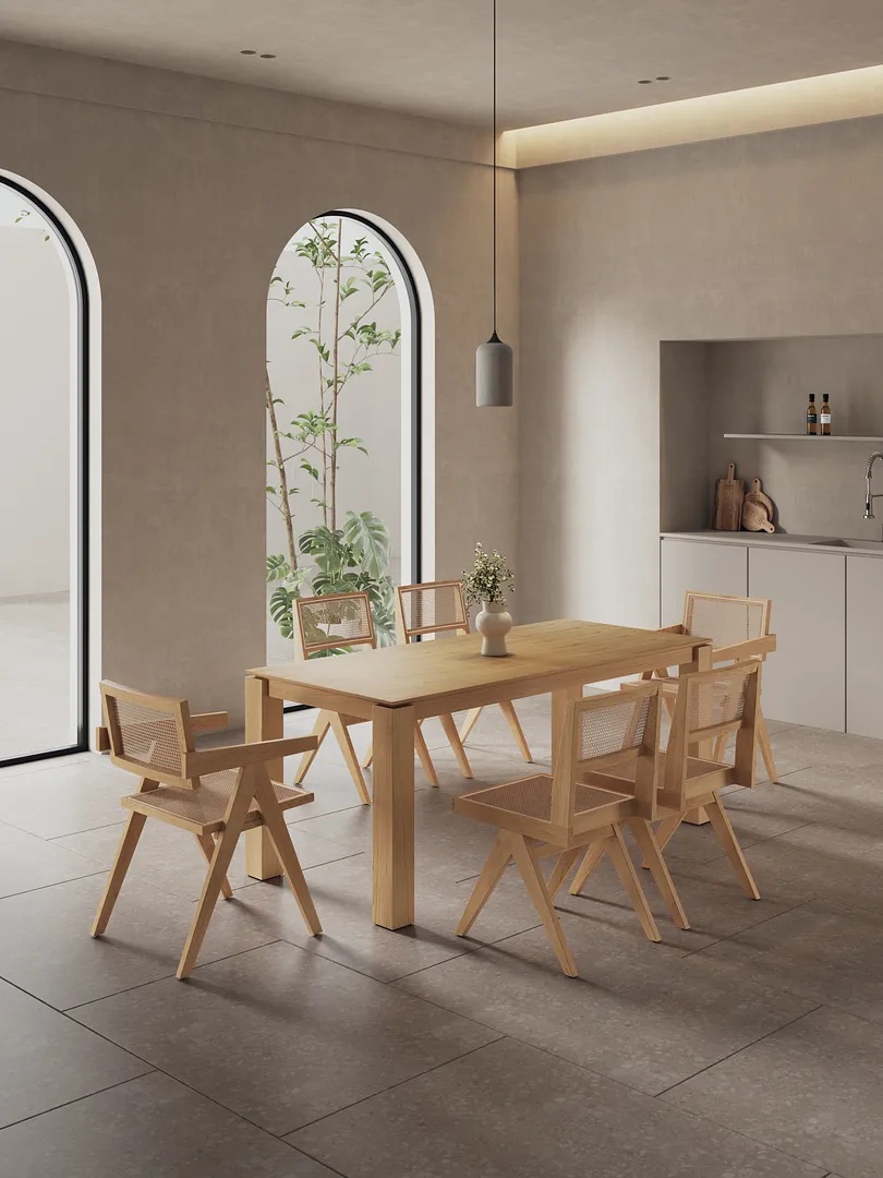 Rockaway 70.86-inch Solid Wood Dining Room Set w/Hamlet Chairs