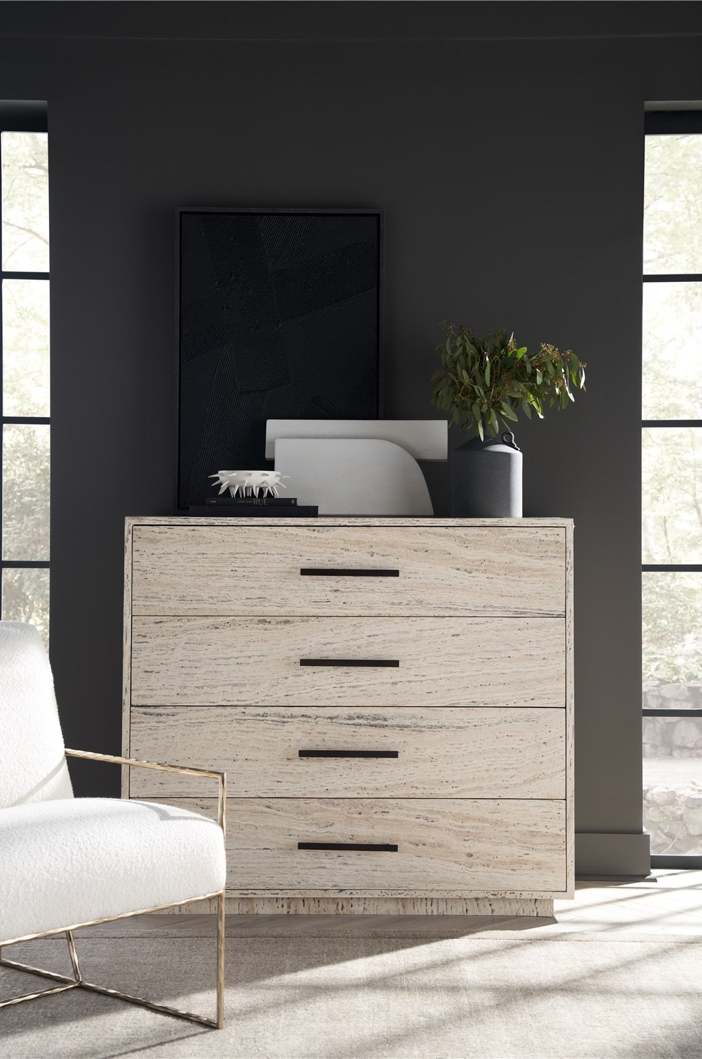 Kent Fabric/Metal Poster Bedroom Set, Composition 1