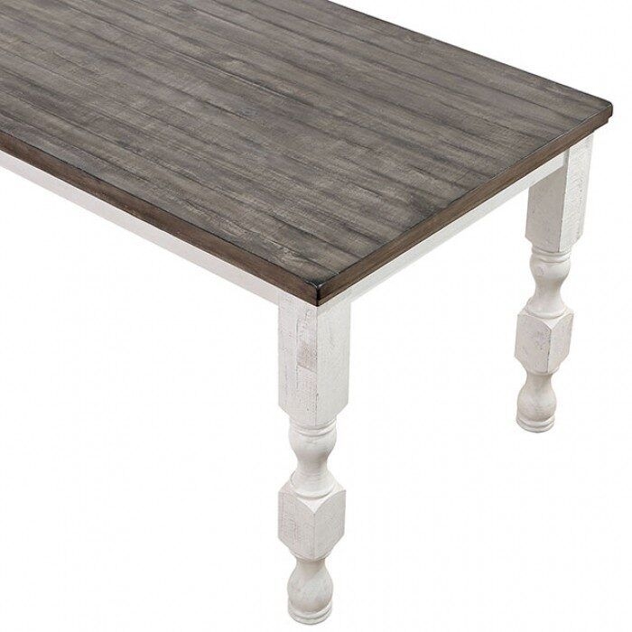 Calabria Wood Rectangular Dining Table