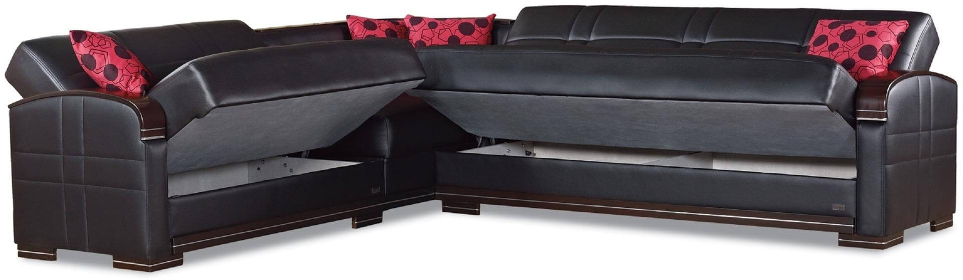 Bronx Bonded Leather Sectional