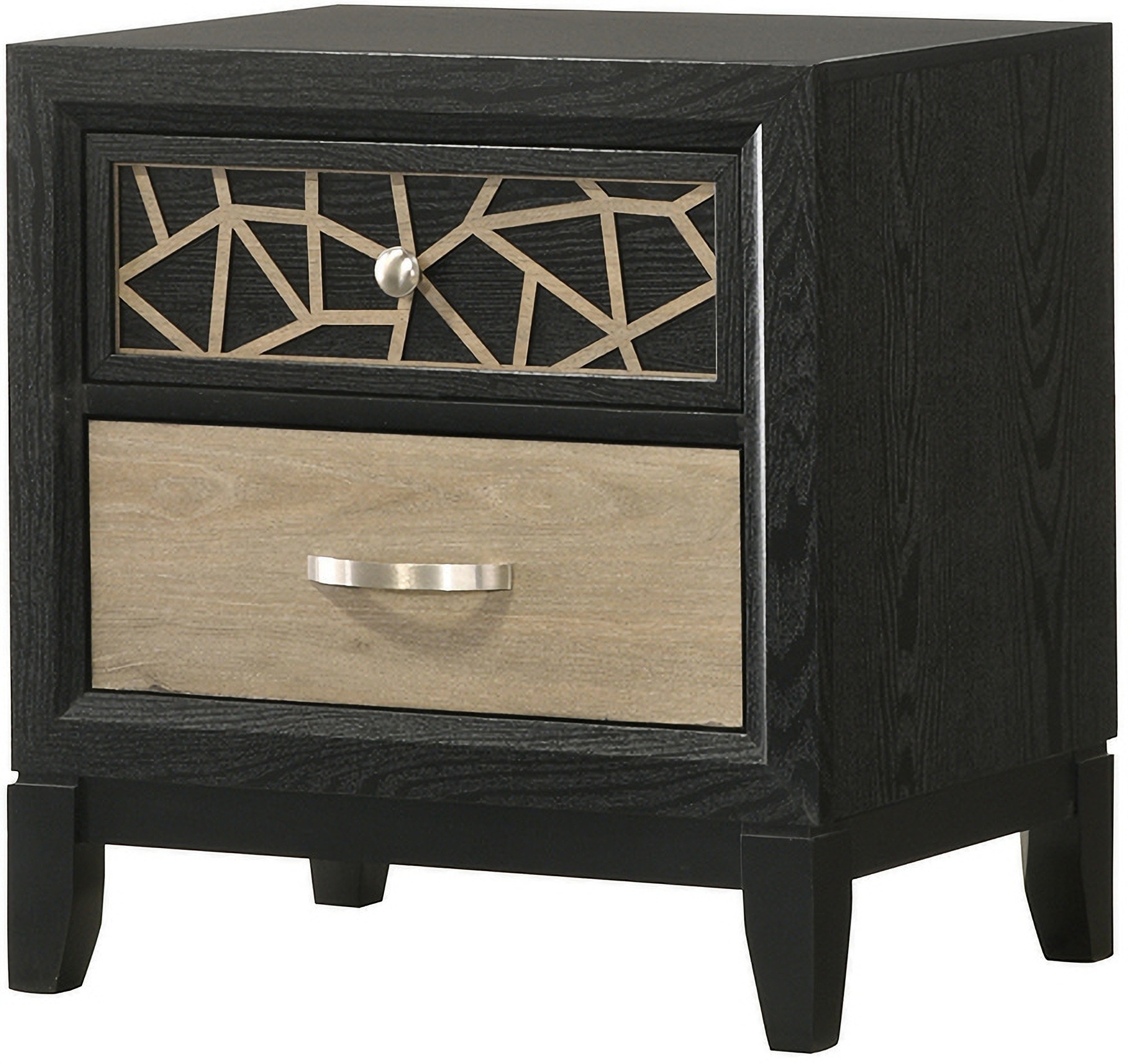 Selena Fabric/Wood Regular Bedroom Set