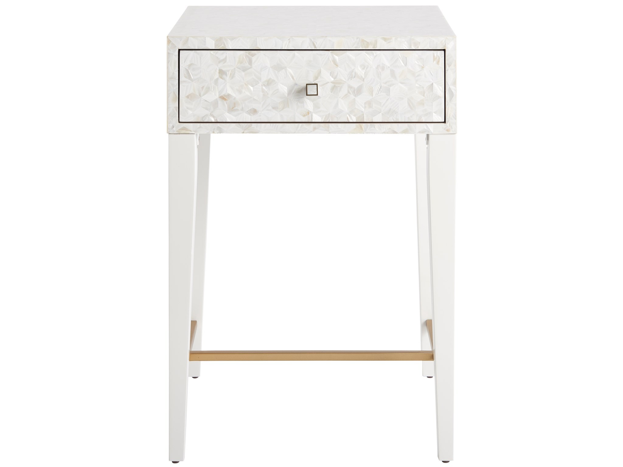 Love Joy Bliss Wood Bedside Table w/Drawer