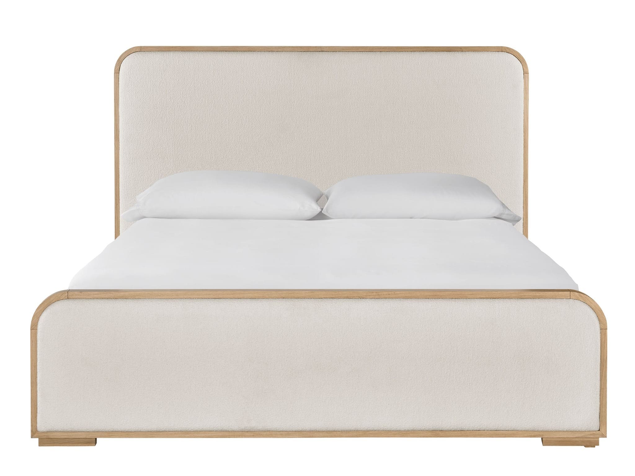 Nomad Fabric/Wood Panel Bed, King Size 