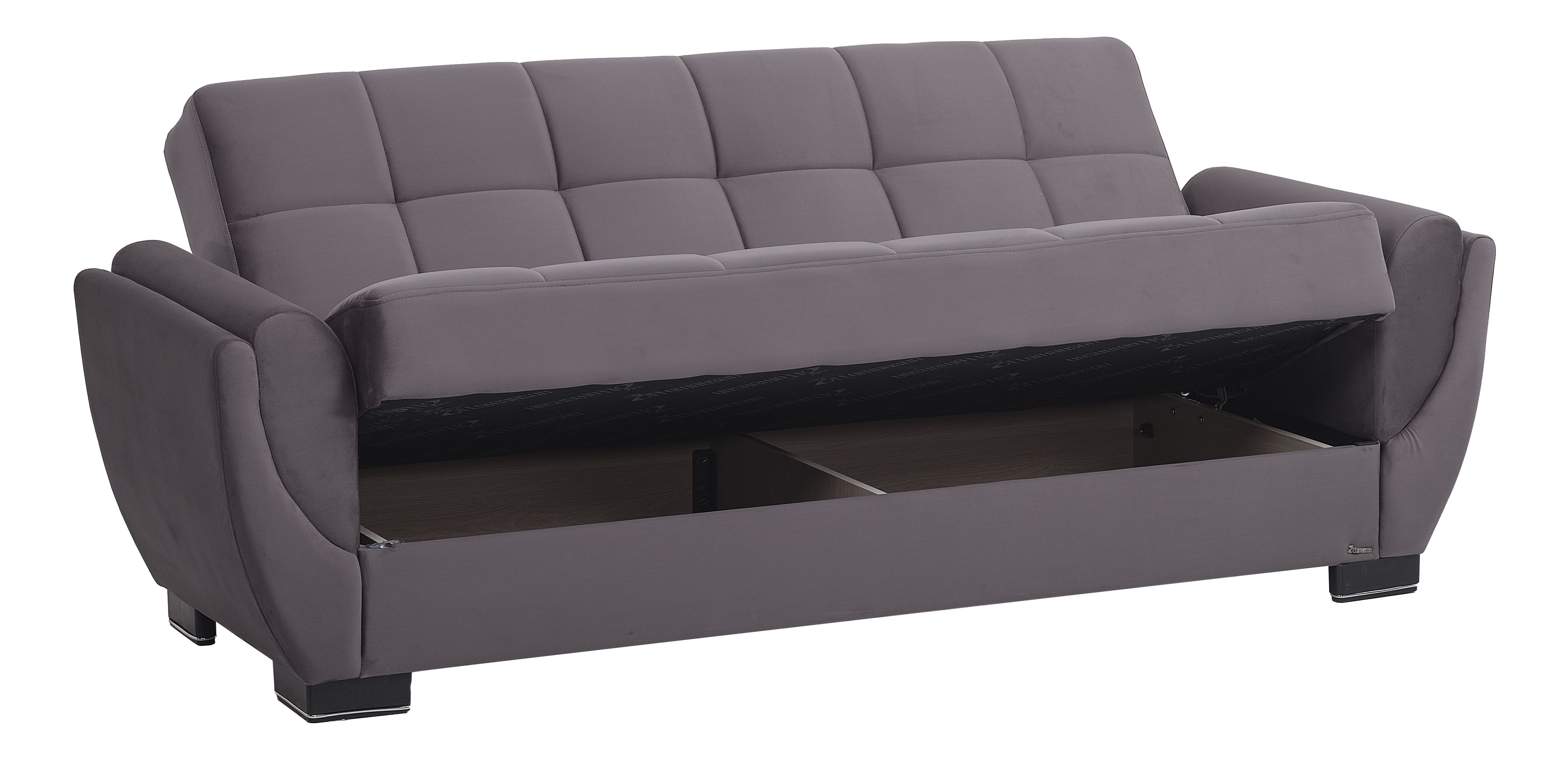 Armada Air Fabric/PU Convertible Sofabed