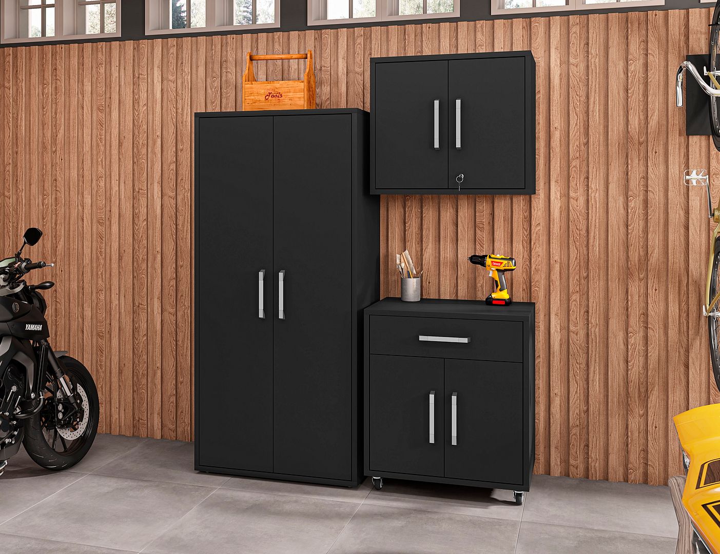 Eiffel 3-Piece Garage Storage Set