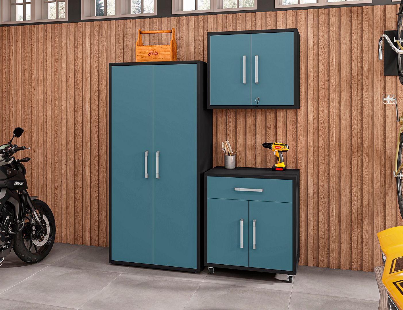 Eiffel 3-Piece Garage Storage Set