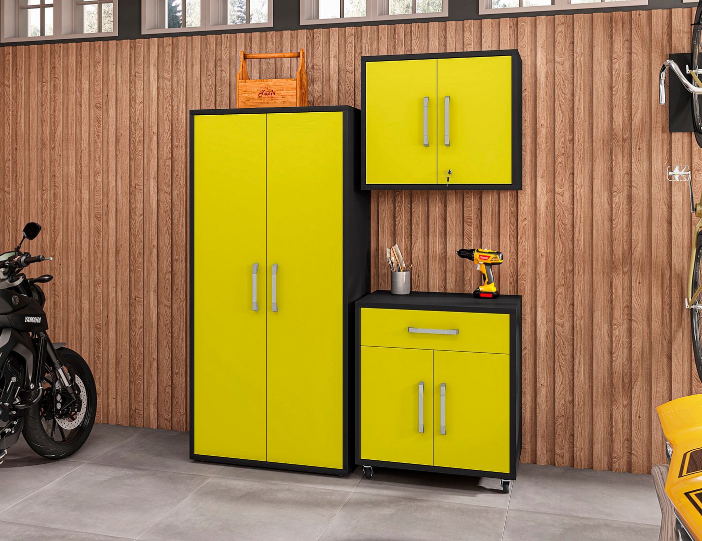Eiffel 3-Piece Garage Storage Set