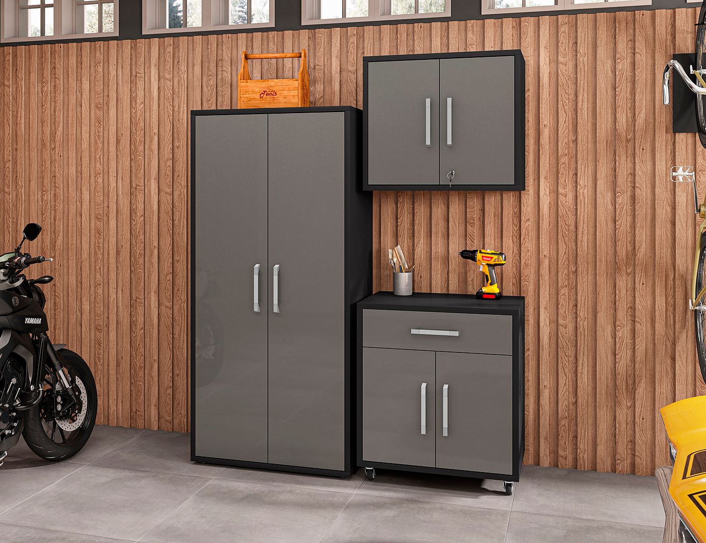 Eiffel 3-Piece Garage Storage Set