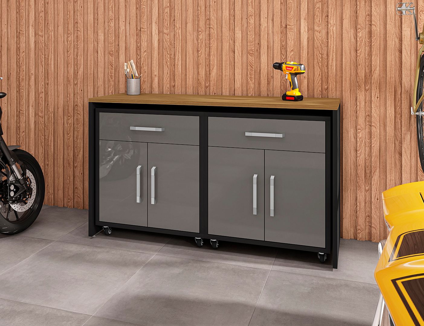 Eiffel 3-Piece Garage Storage Set