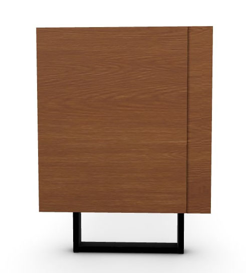 Horizon Wood/Glass/Metal Sideboard w/4 Doors & Drawer