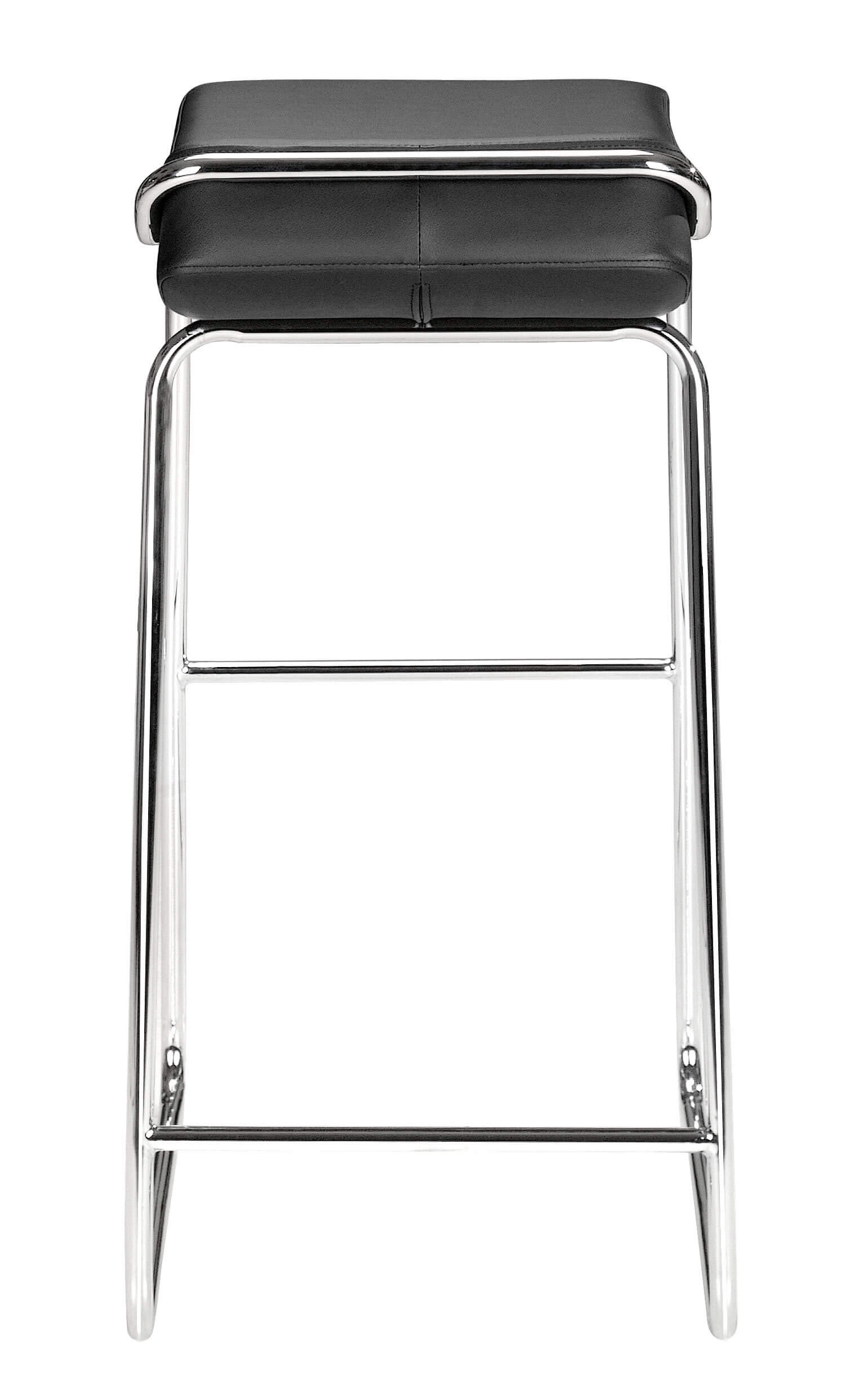 Wedge Barstool, Black by Zuo Modern