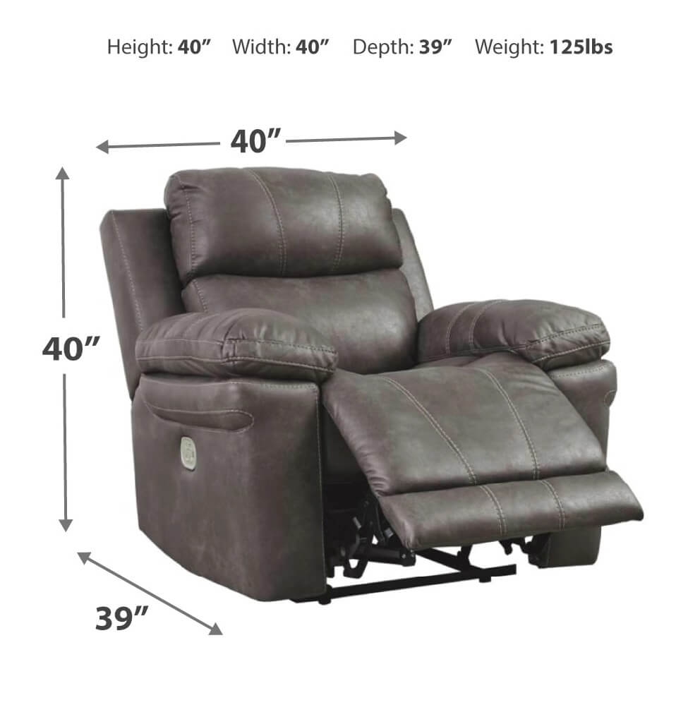 Ashley Erlangen Faux Leather Chair Information