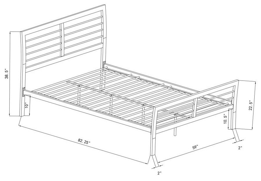 Cooper Metal Bed