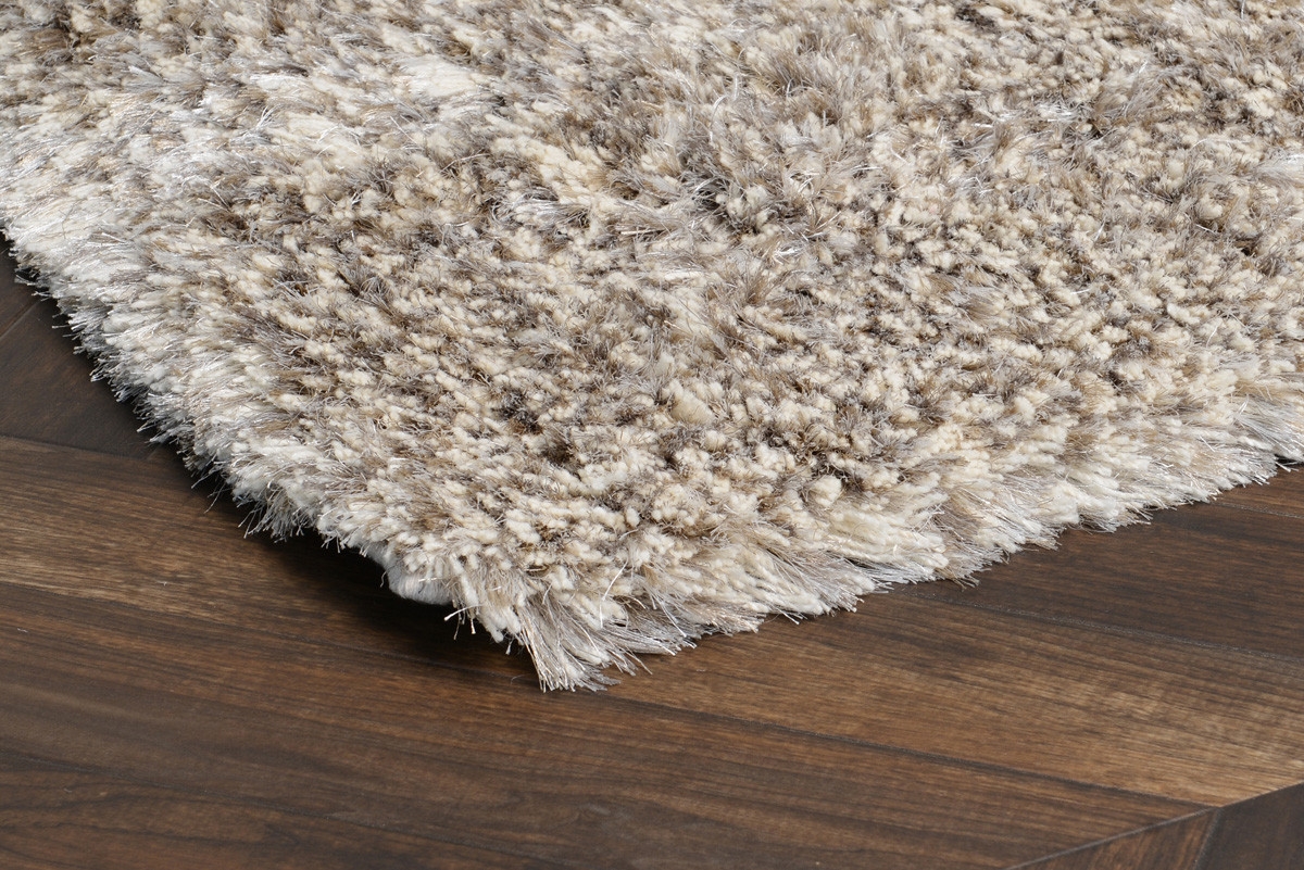 The Ritz Shag Polyester/Wool/Cotton Handwoven Rug