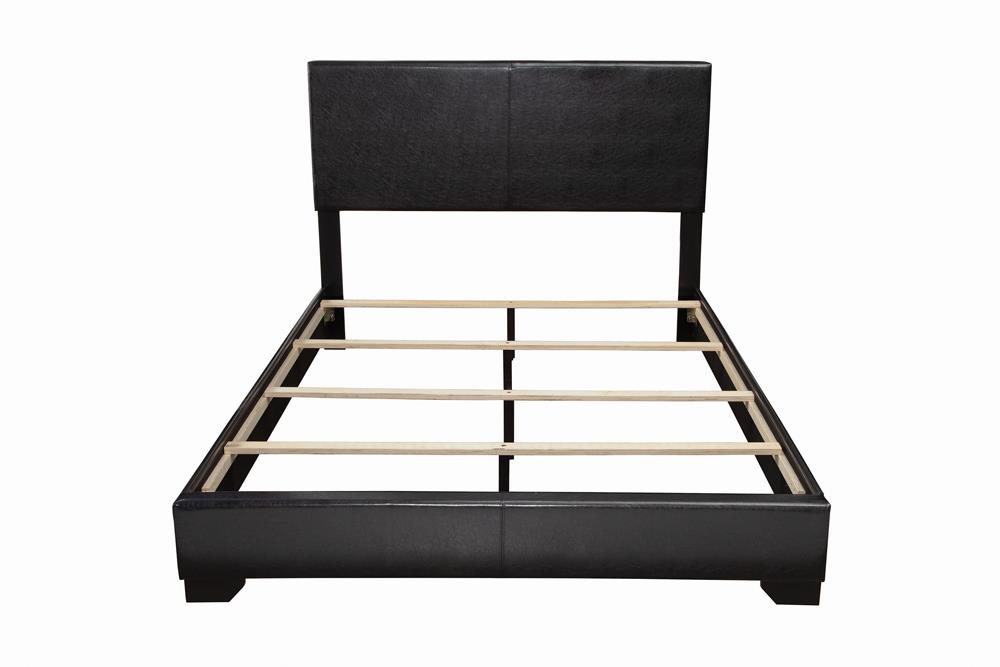 Conner Leatherette Panel Bed, Queen Size