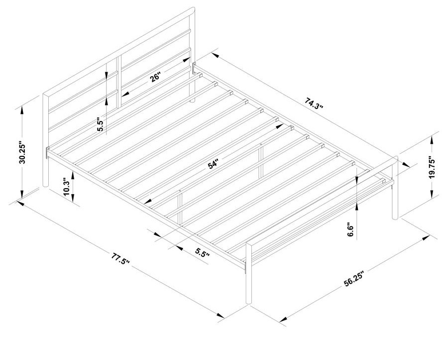 Fisher Metal Bed, Full Size
