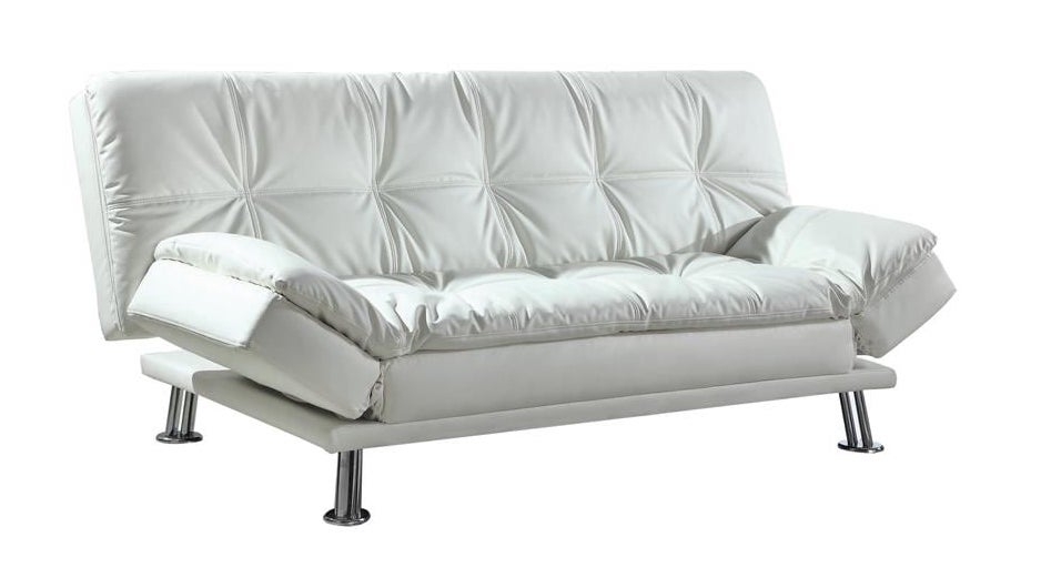 Dilleston Tufted Back Leatherette Sofa Bed