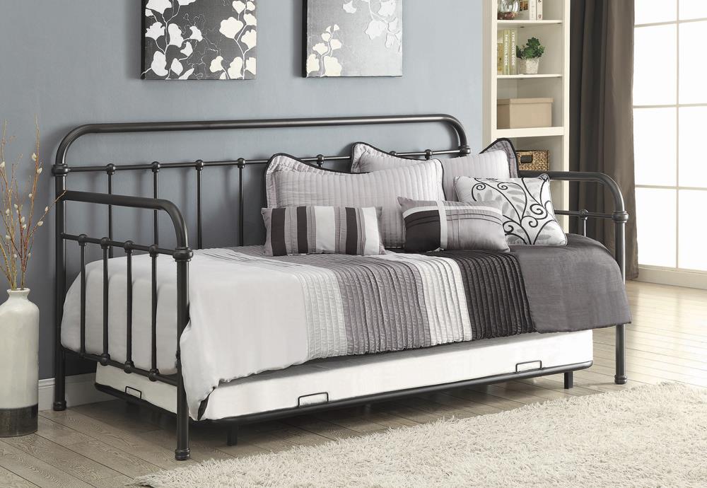 Livingston Metal Daybed with Trundle