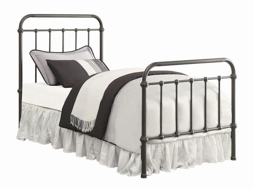 Livingston Panel Metal Bed