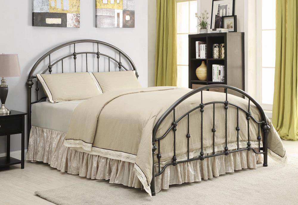 Rowan Metal Panel Bed, Full Size