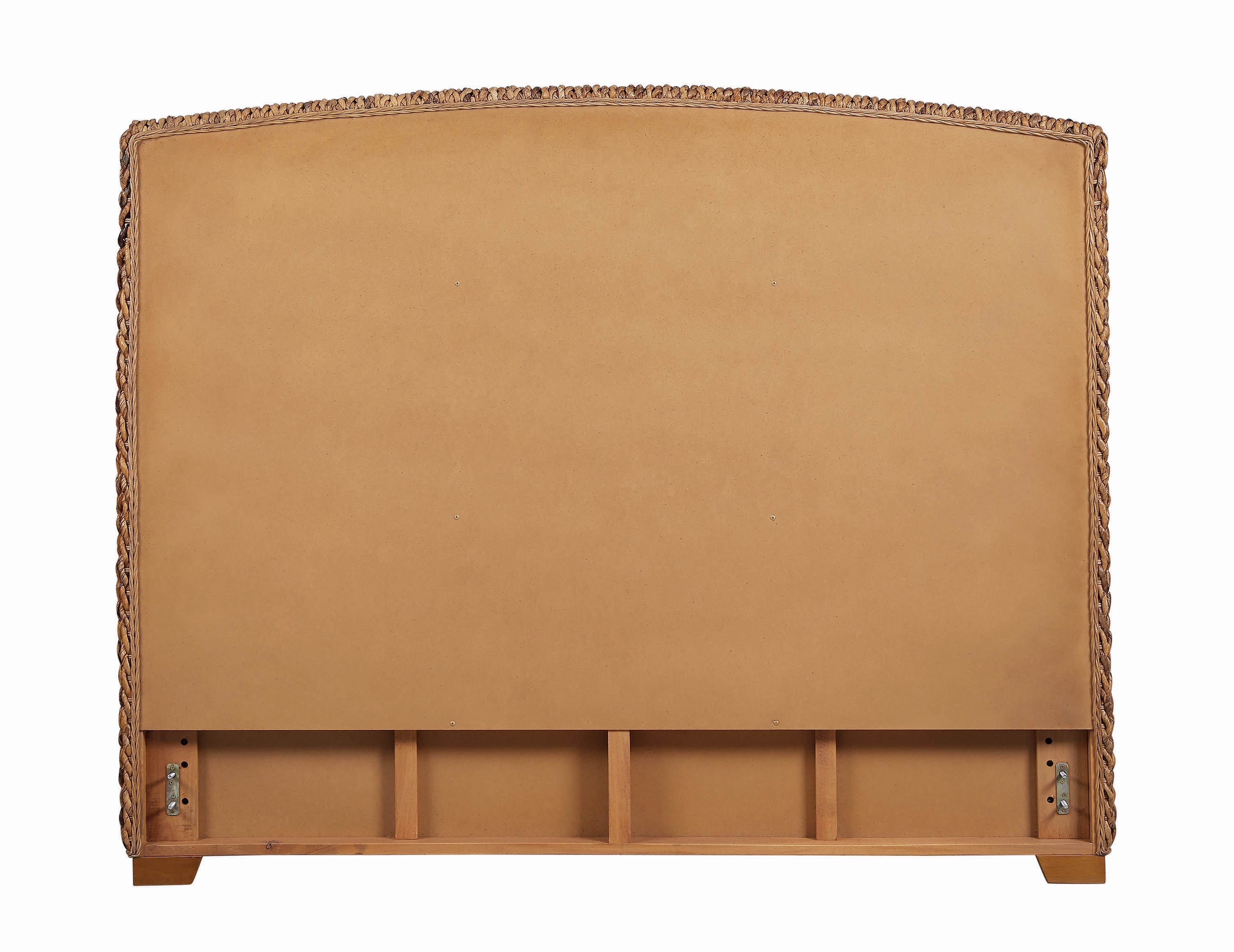 Laughton Wood Hand-Woven Banana Leaf Bed
