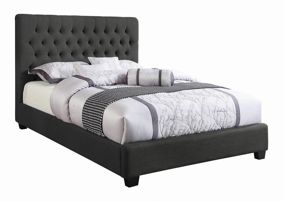 Chloe Fabric Tufted Upholstered Bed