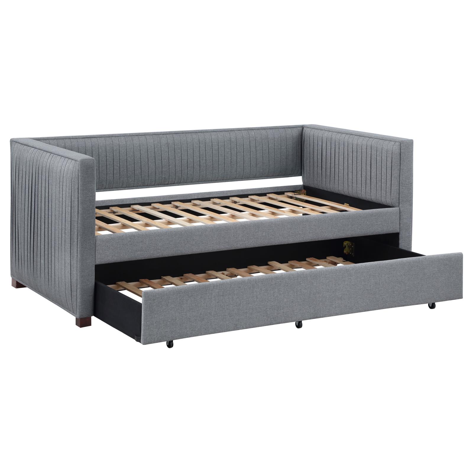Brodie Fabric Twin Daybed with Trundle