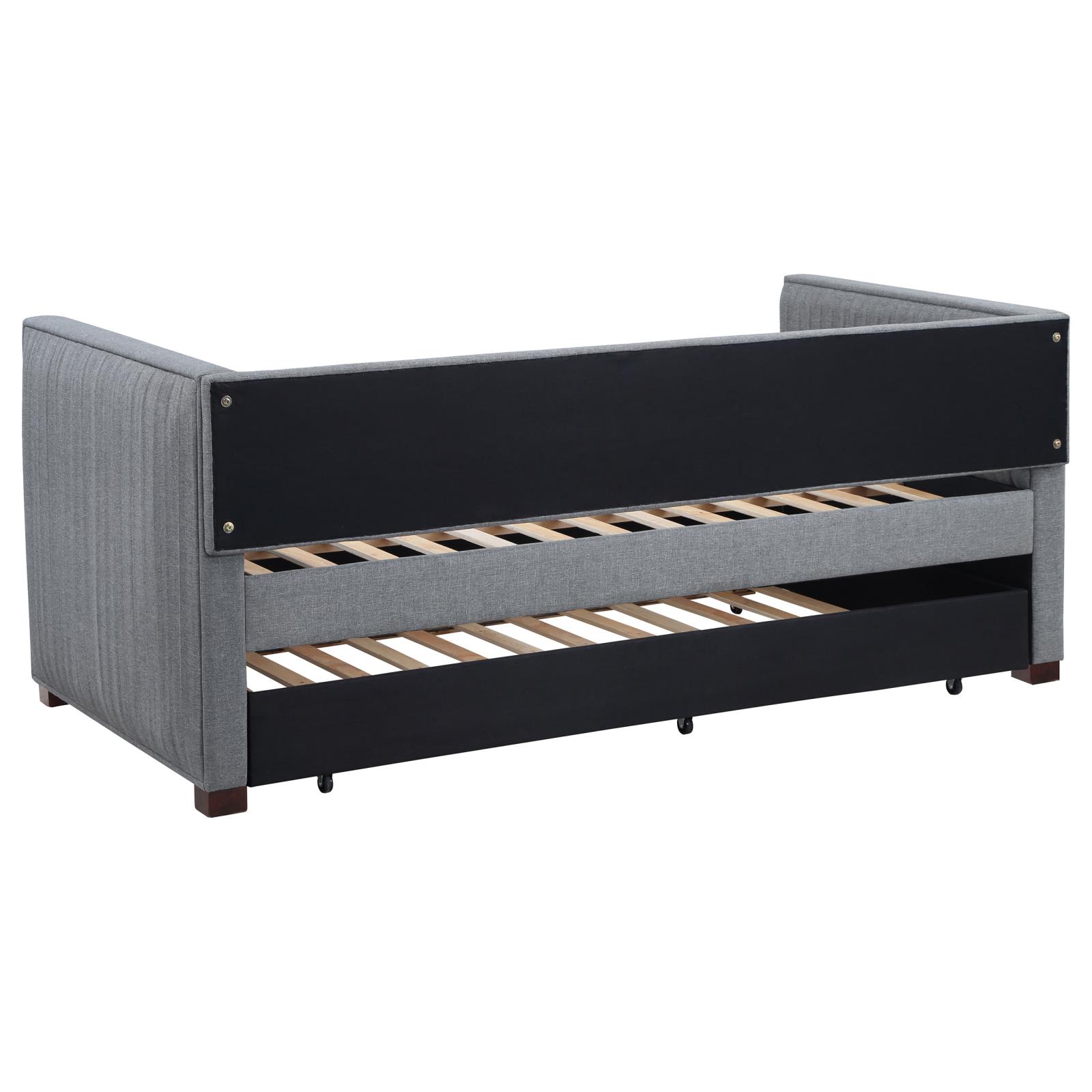Brodie Fabric Twin Daybed with Trundle