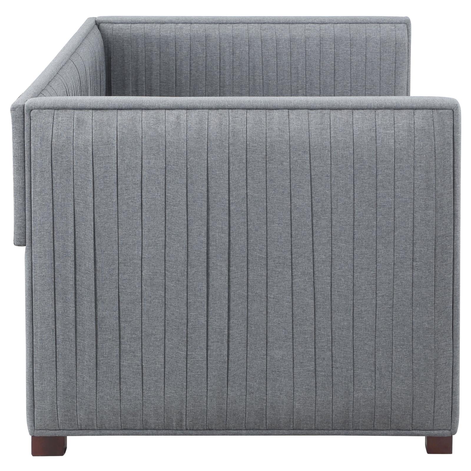 Brodie Fabric Twin Daybed with Trundle