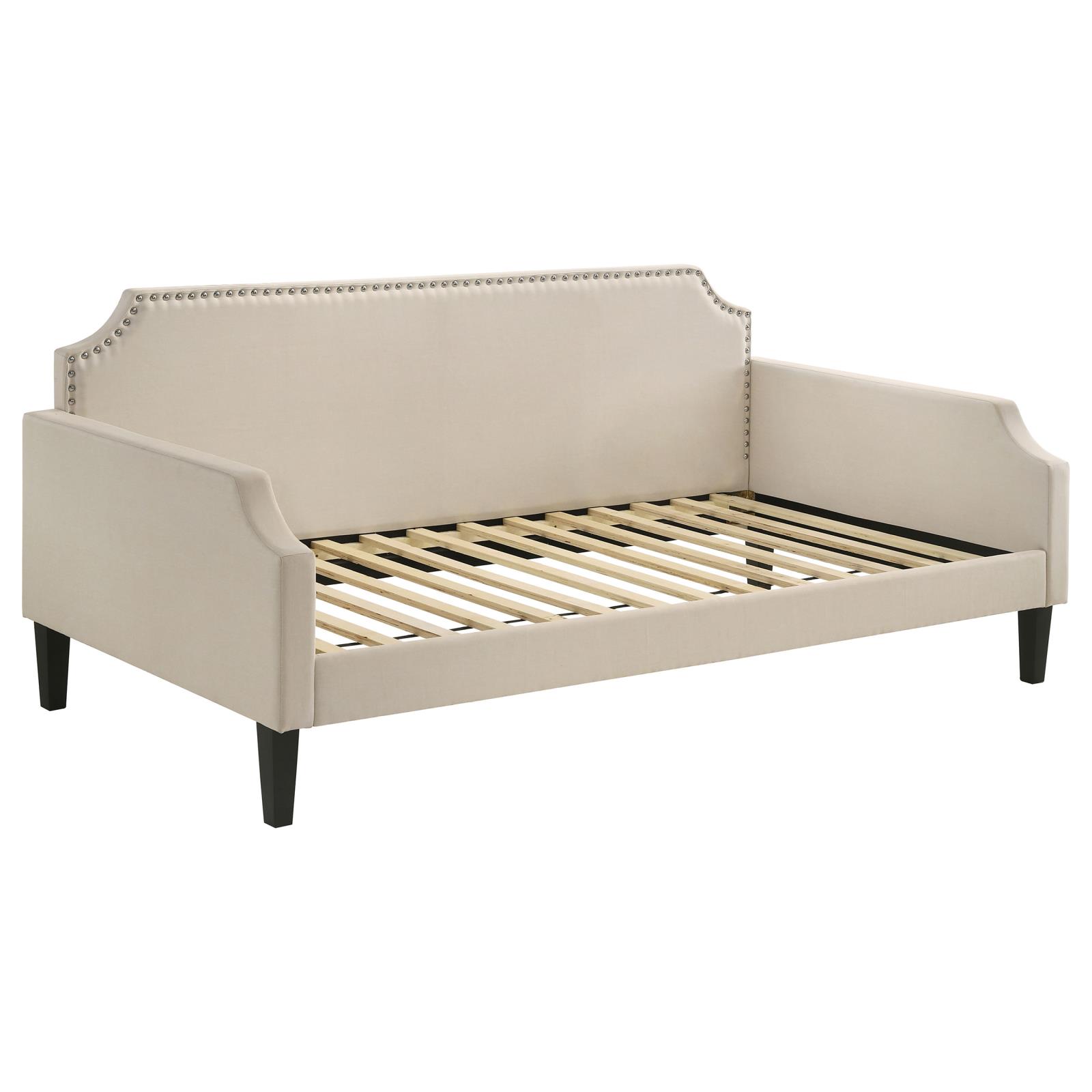 Olivia Fabric Twin Daybed with Nailhead Trim