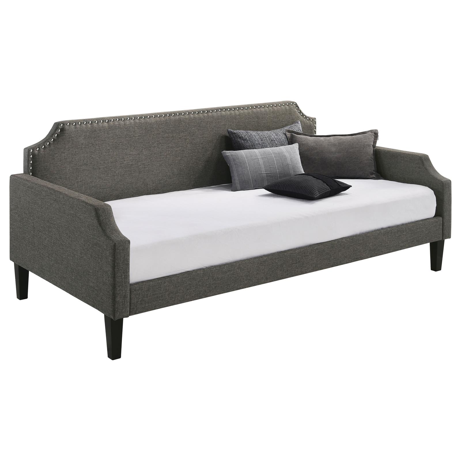 Olivia Fabric Twin Daybed with Nailhead Trim