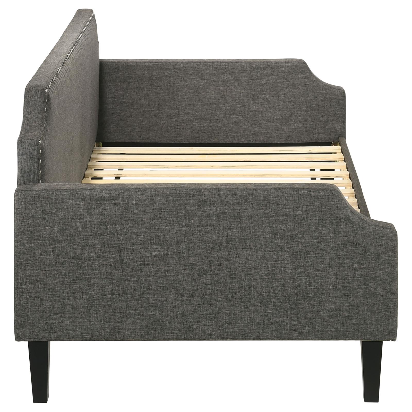 Olivia Fabric Twin Daybed with Nailhead Trim