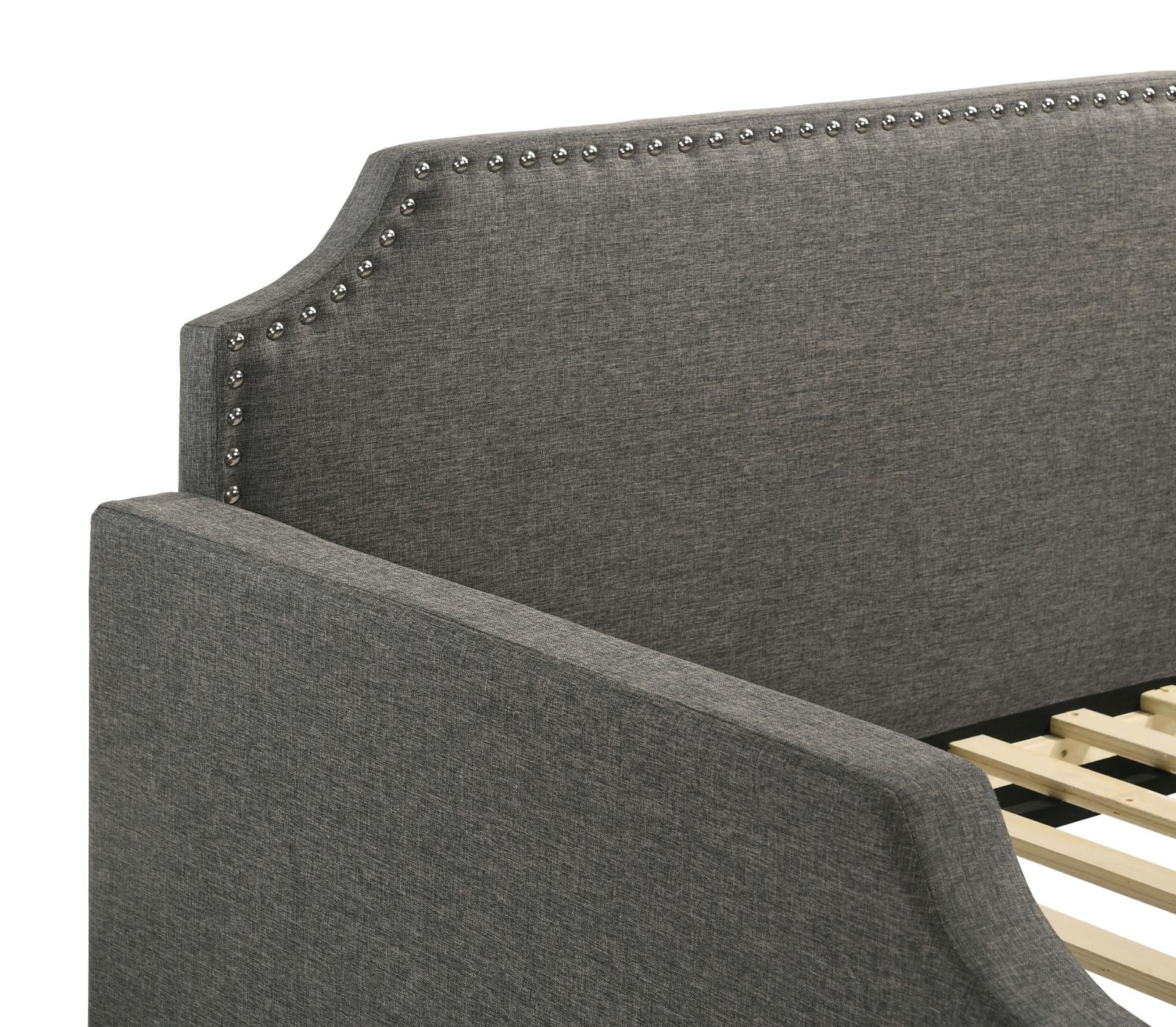 Olivia Fabric Twin Daybed with Nailhead Trim