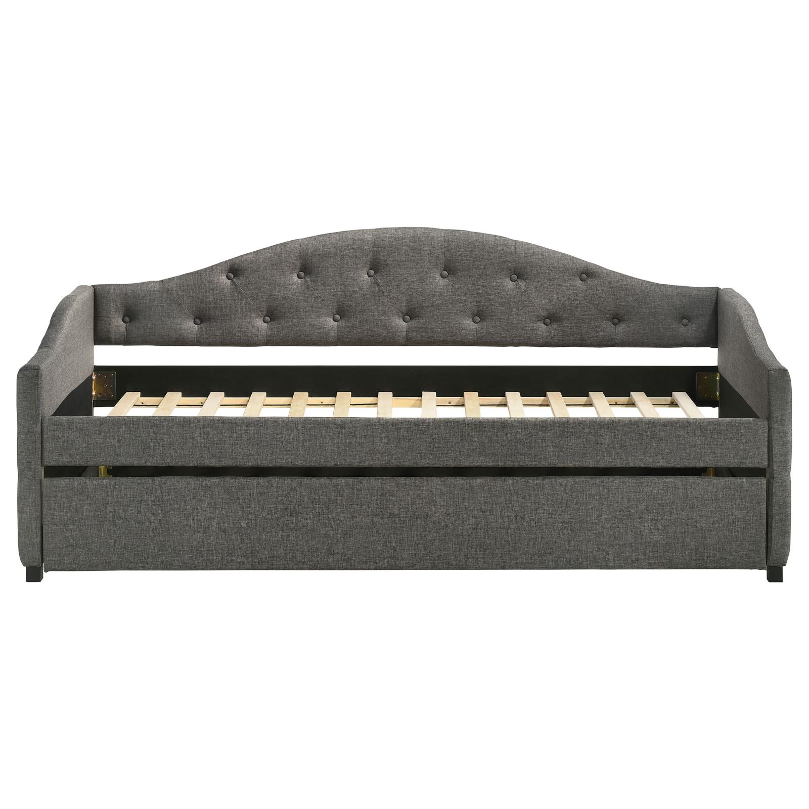 Sadie Fabric Twin Daybed with Trundle