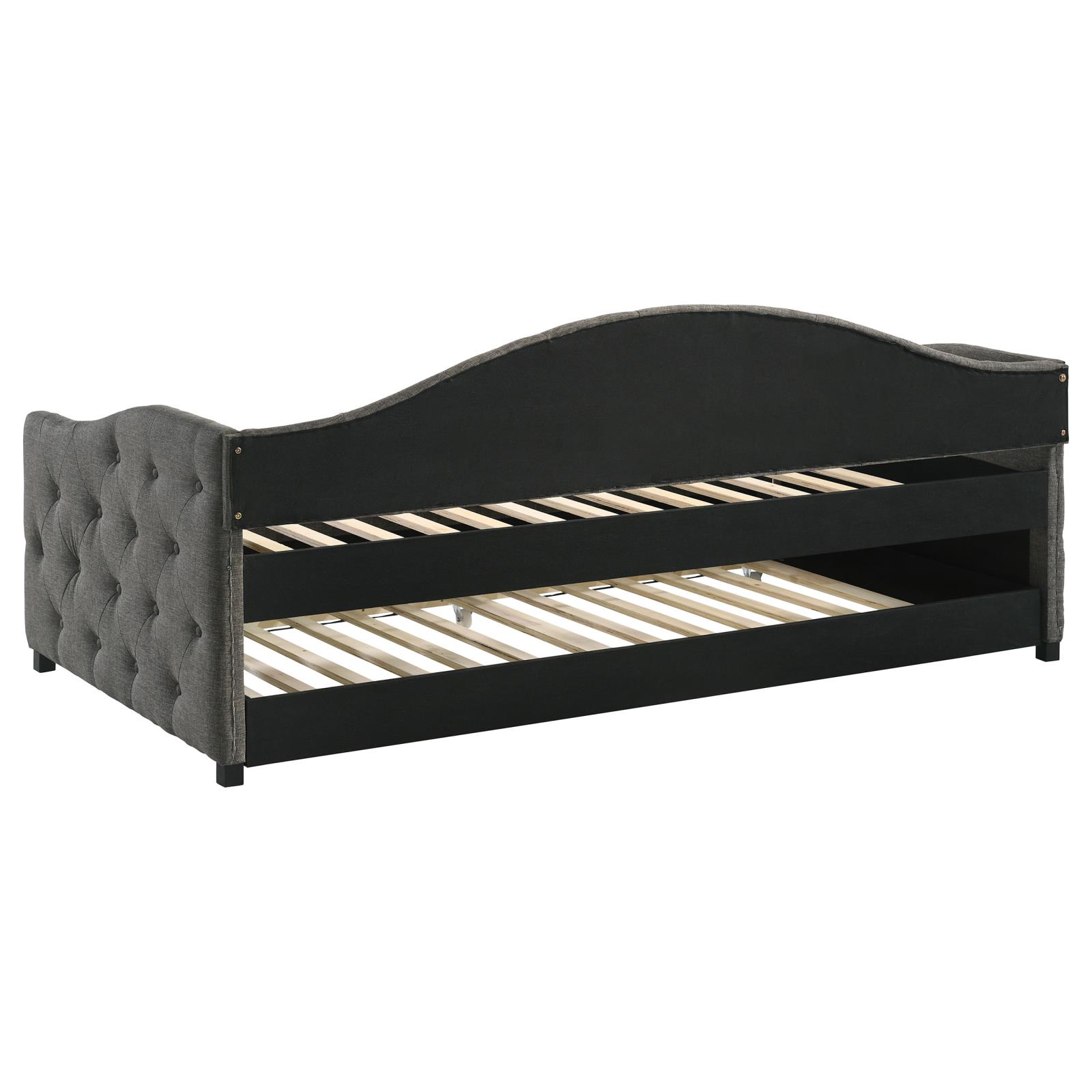Sadie Fabric Twin Daybed with Trundle