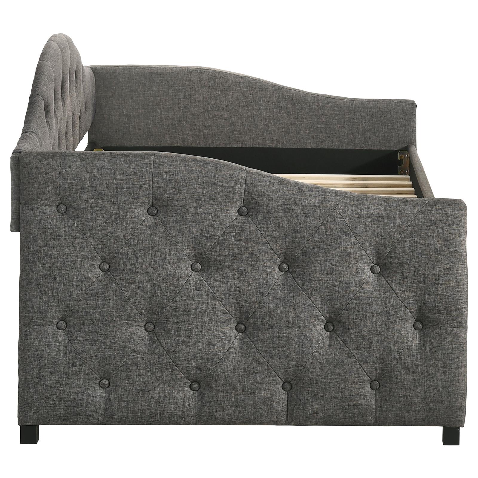Sadie Fabric Twin Daybed with Trundle