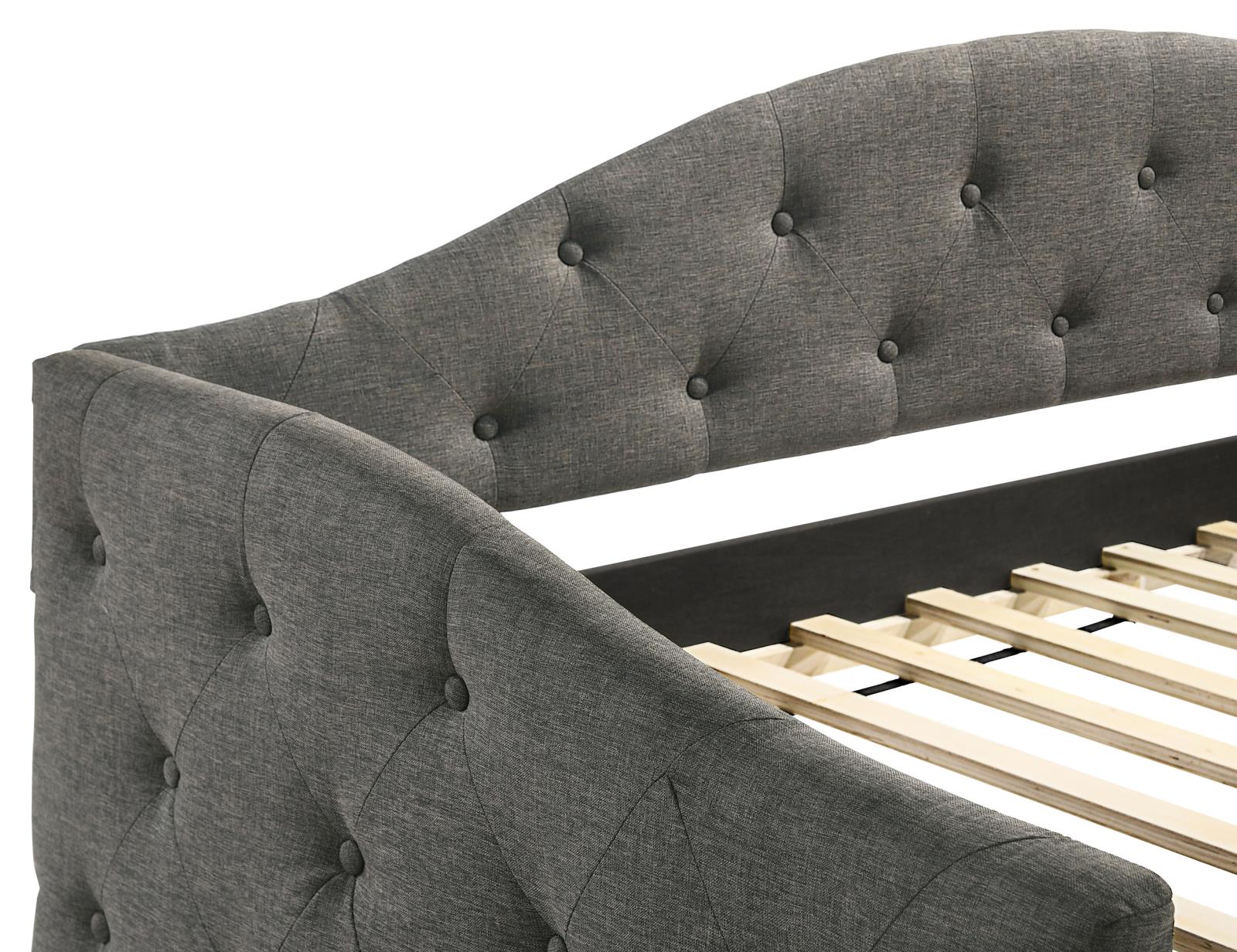 Sadie Fabric Twin Daybed with Trundle