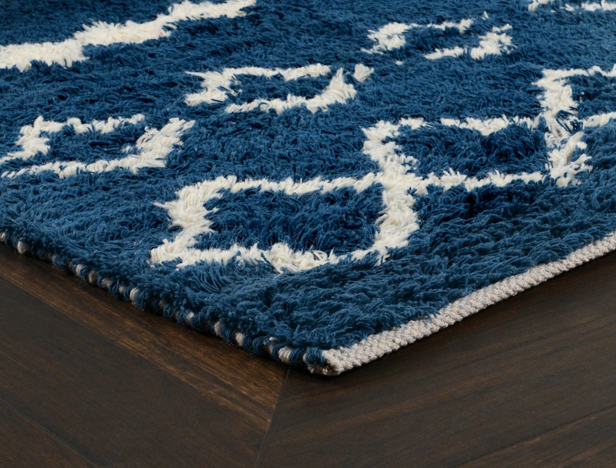 Granada Shag Wool/Cotton Handwoven 8' x 10' Rug