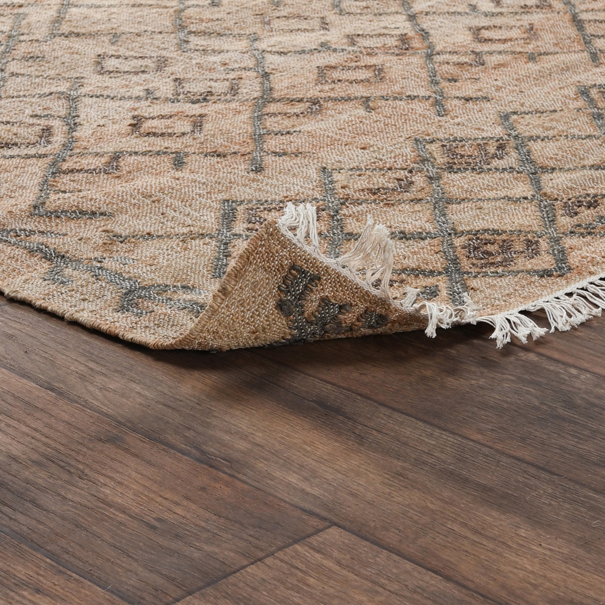 Accona Jute/Cotton Handwoven 2.6' x 8' Rug