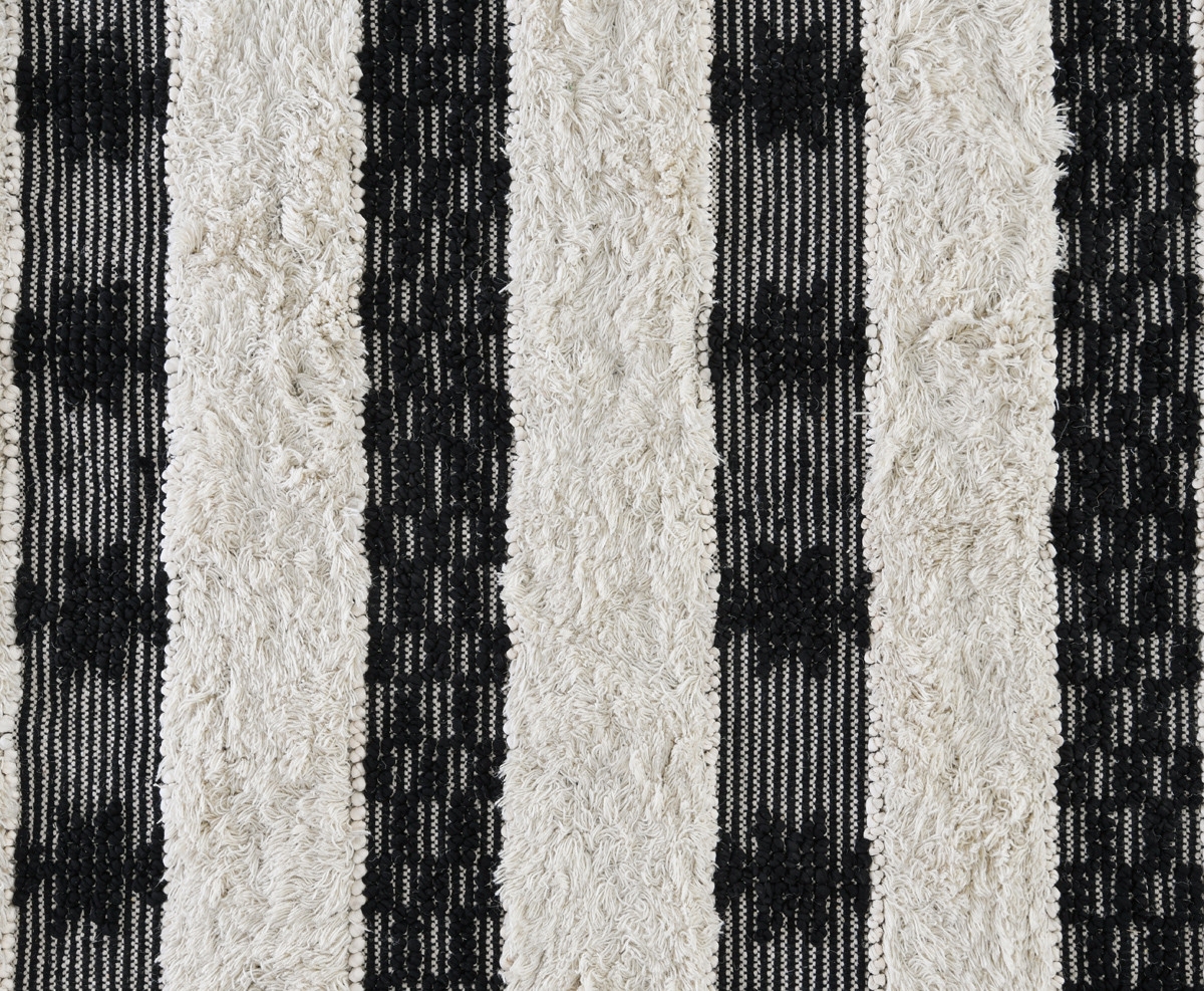 Merced Kilim Shag Wool/Cotton Handwoven 5' x 8' Rug