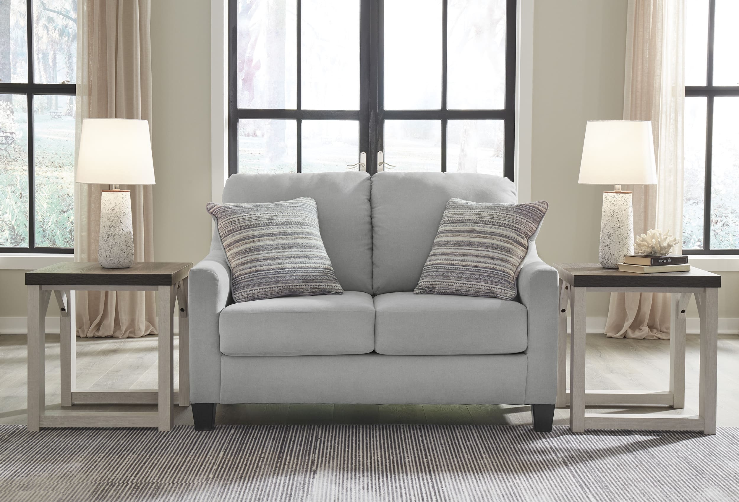 Adlai Polyester Living Room Set