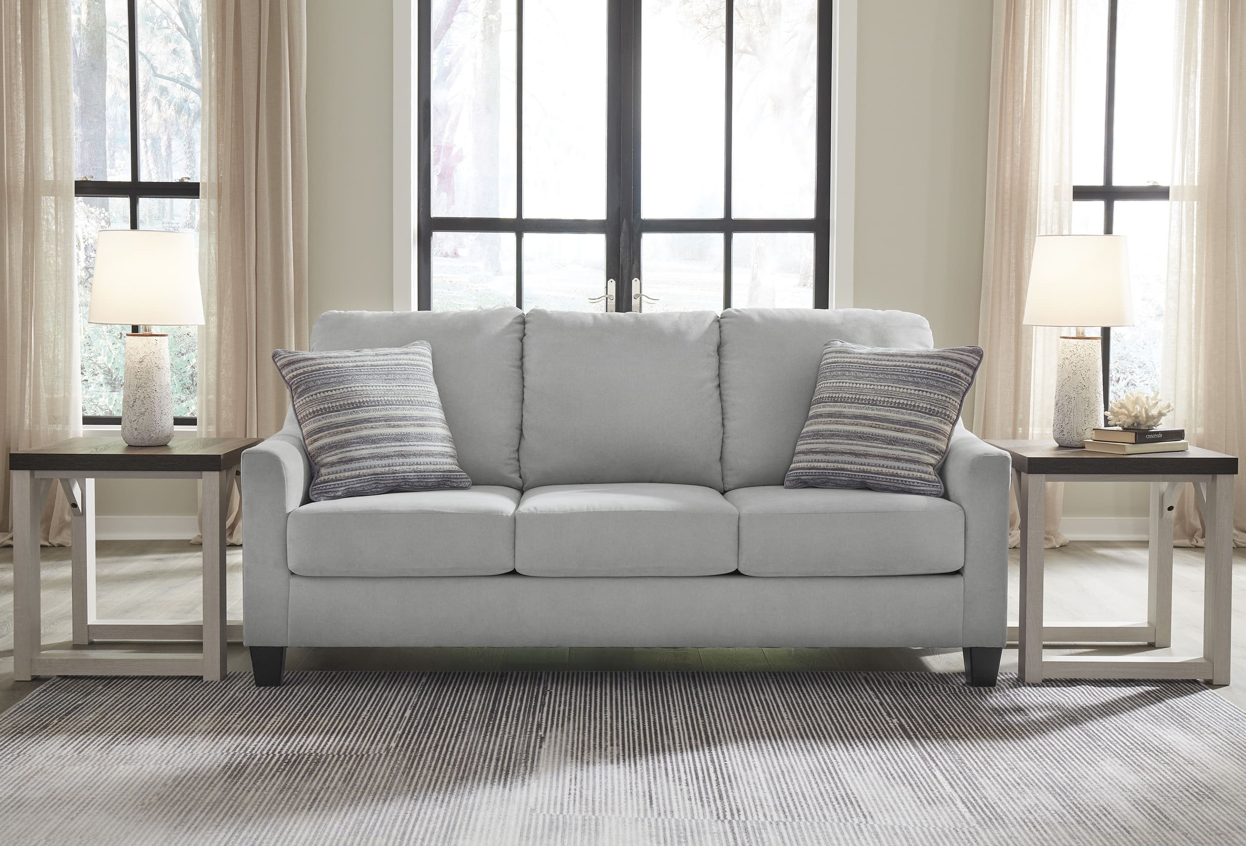 Adlai Polyester Living Room Set