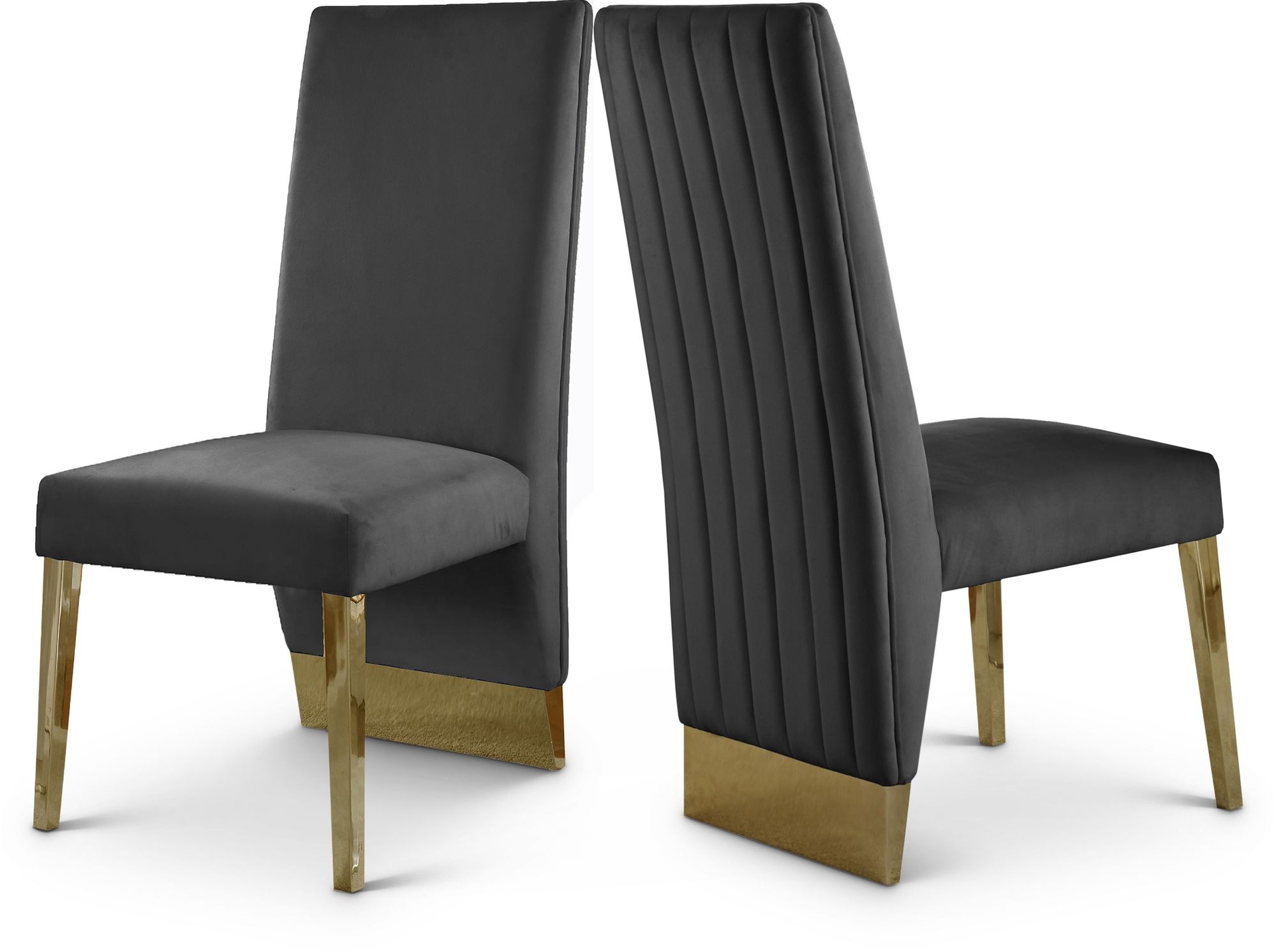 Porsha Dining Chair with Metal Legs