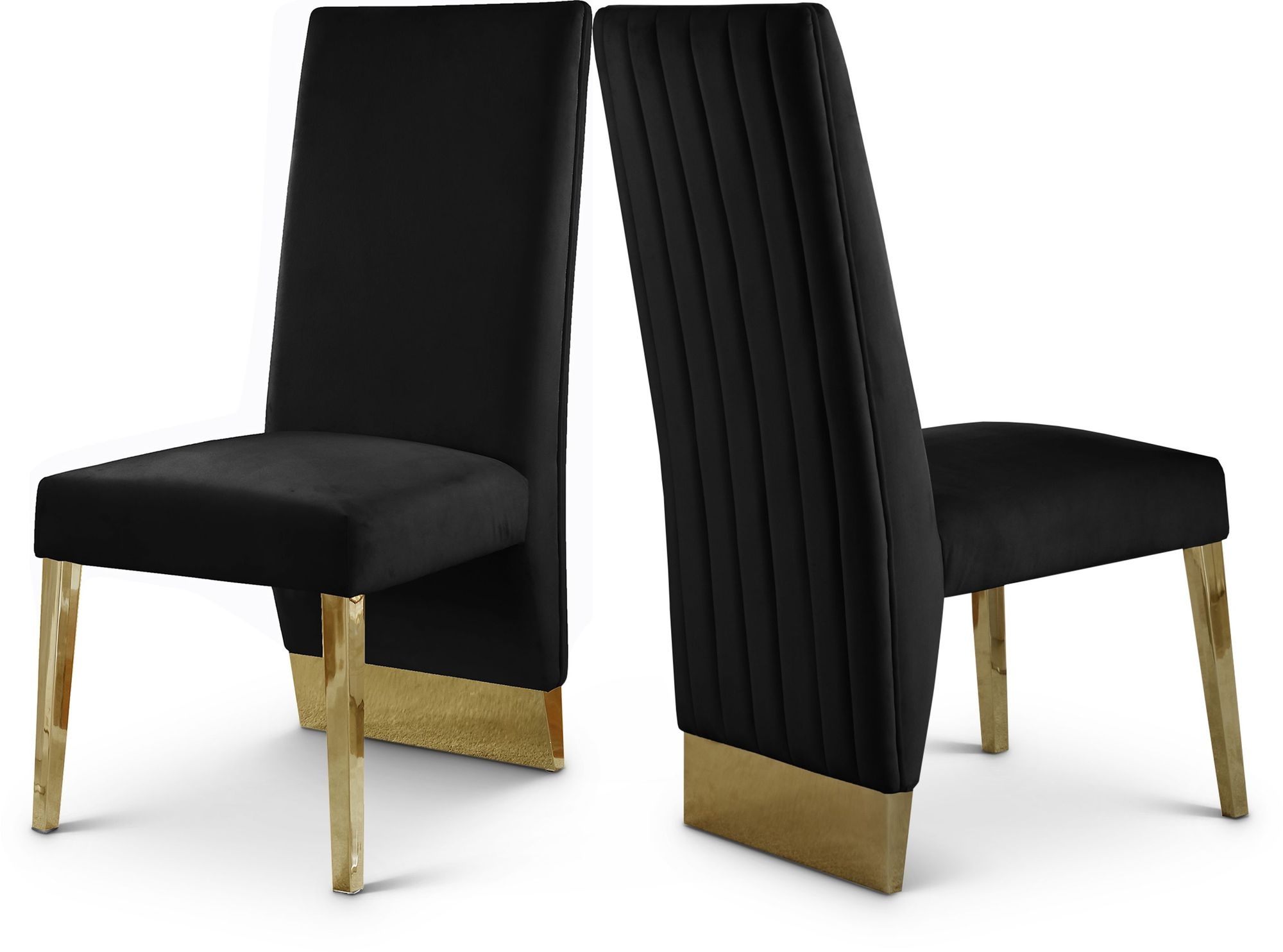 Porsha Dining Chair with Metal Legs