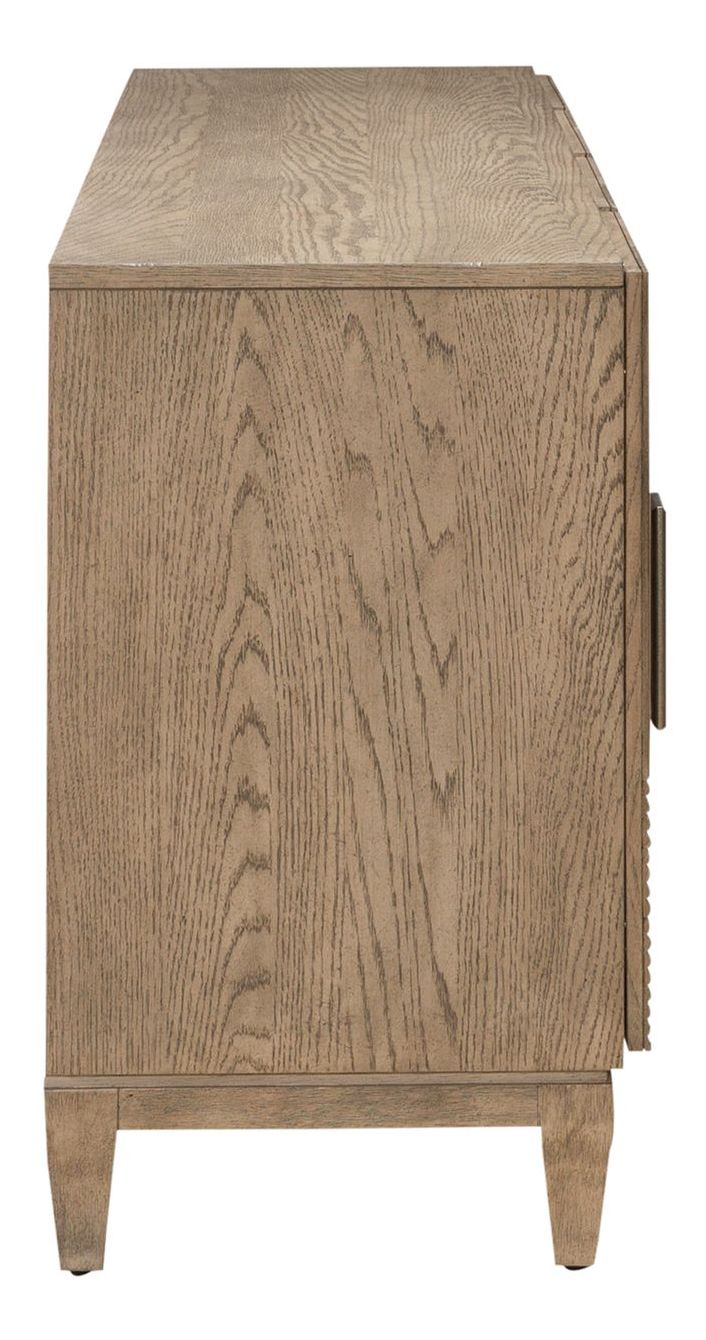 Serenity Wood 82-Inch Accent TV Console w/4 Doors