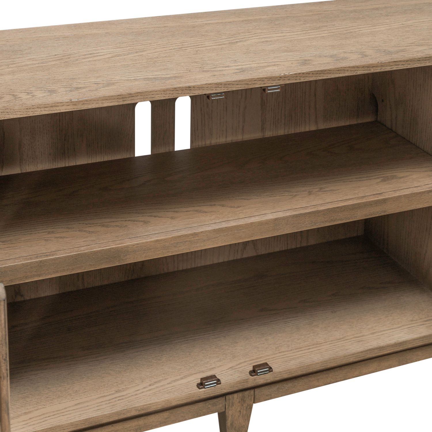 Serenity Wood 82-Inch Accent TV Console w/4 Doors