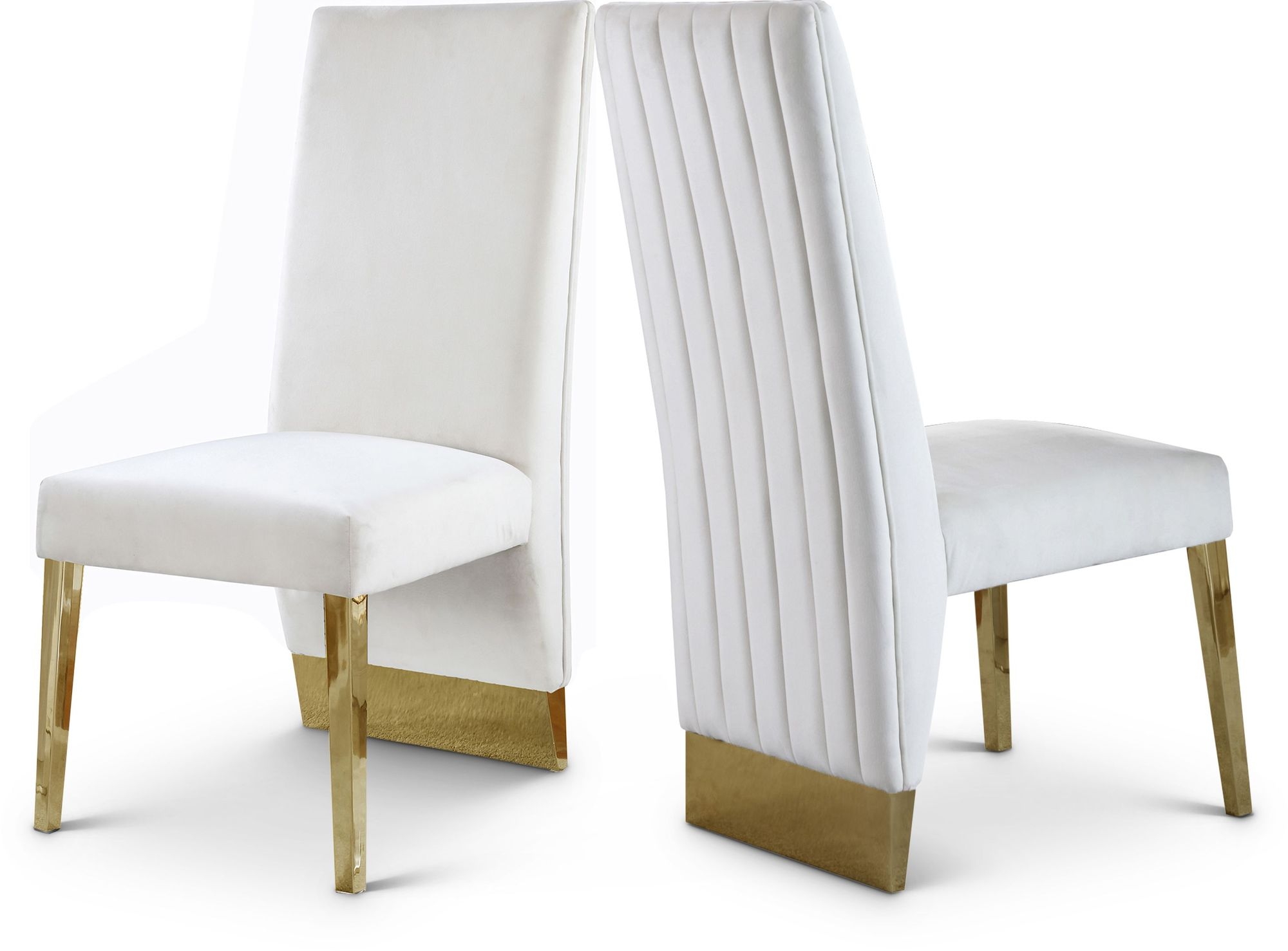Porsha Dining Chair with Metal Legs